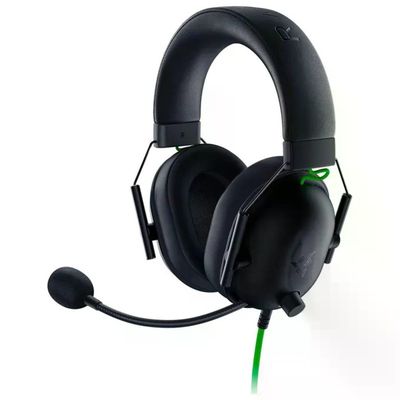 Razer BlackShark V2 X Cuffie Gaming Cablate con Microfono, Nero e Verde