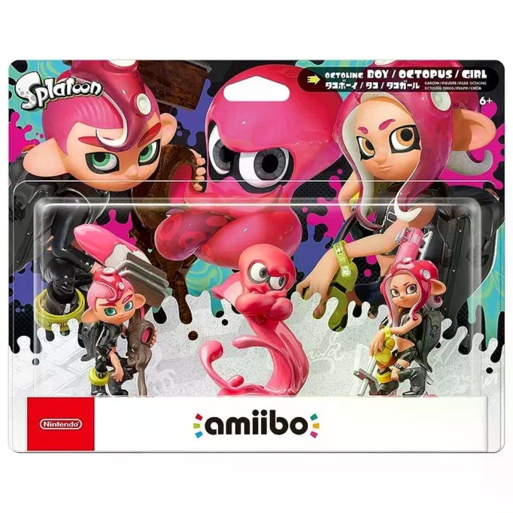 Nintendo Amiibo Splatoon 2 – Set da 3 Octoling Nintendo Amiibo Splatoon 2 – Set da 3 Octoling