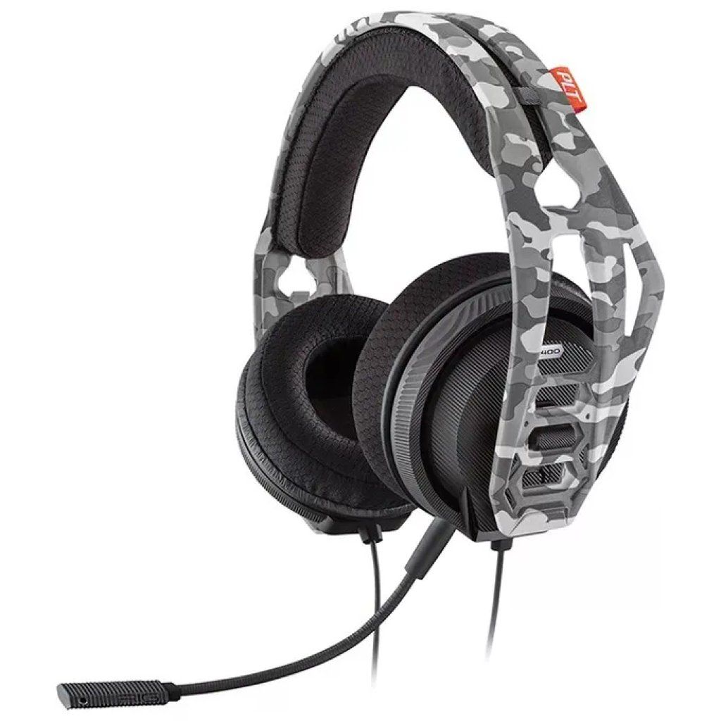 Plantronics RIG 400HS Cuffie Gaming Stereo con Microfono Rimovibile, Cavo 1,3 m, Mimetiche Plantronics RIG 400HS Cuffie Gaming Stereo con Microfono Rimovibile, Cavo 1,3 m, Mimetiche