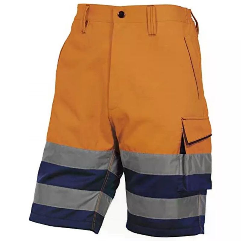 DELTA PLUS Deltaplus 3295249215774 Bermuda da Lavoro Alta Visibilita' Phbe2 Panostyle Tg. XL Arancio Fluo