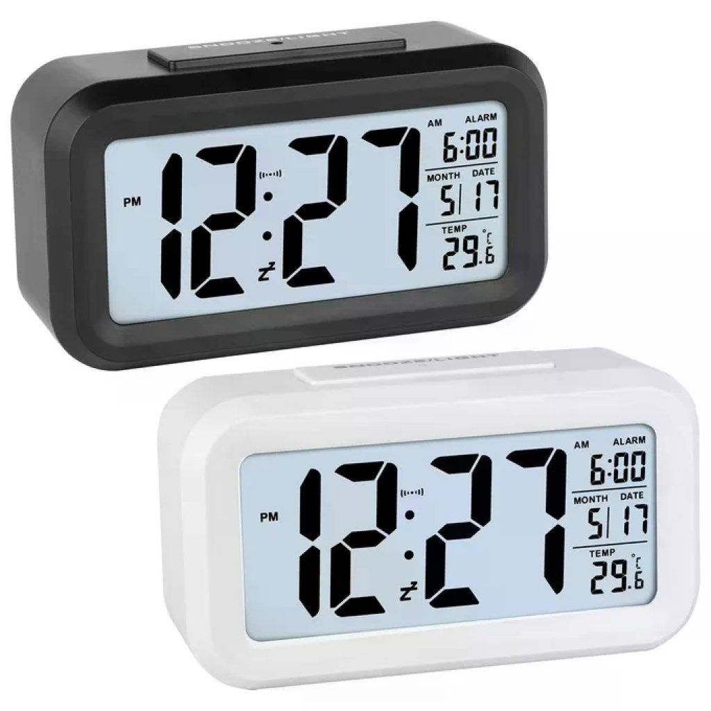 JM JD9519B Sveglia Digitale con Snooze, Calendario e Temperatura JM JD9519B Sveglia Digitale con Snooze, Calendario e Temperatura