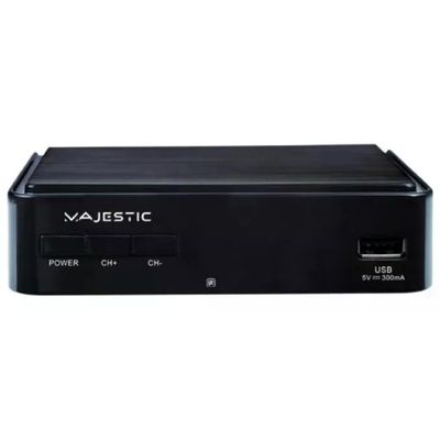MAJESTIC New Majestic DEC-665 HD USB Decoder Digitale Terrestre DVB-T2 HD HEVC HDMI USB 2
