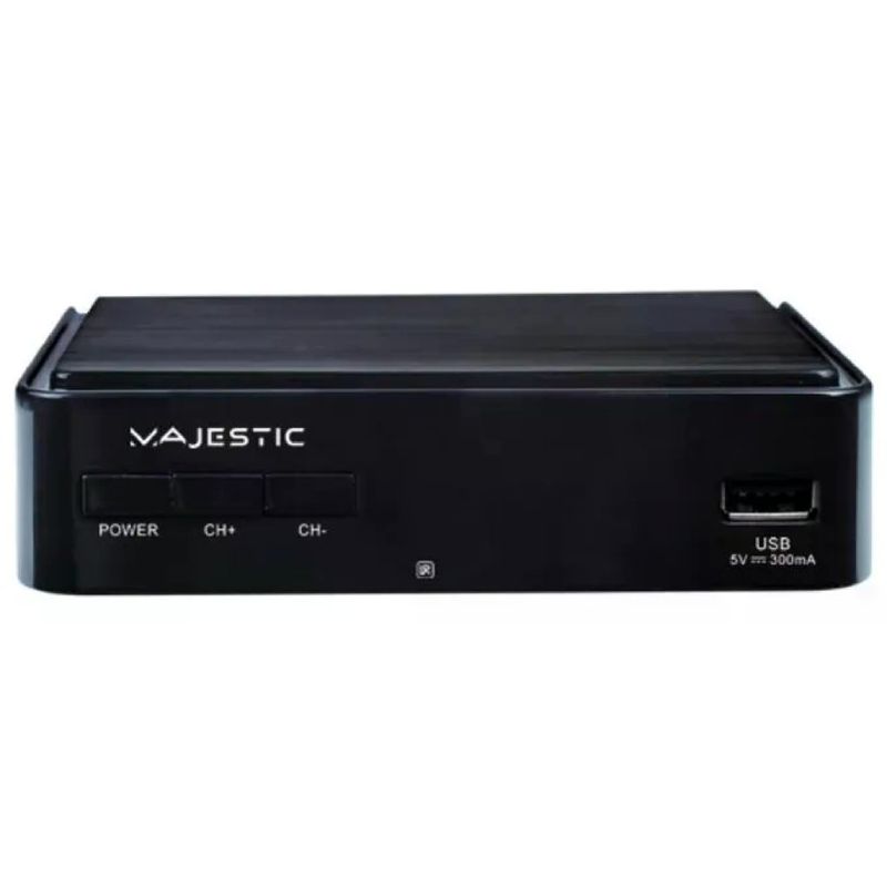 MAJESTIC New Majestic DEC-665 HD USB Decoder Digitale Terrestre DVB-T2 HD HEVC HDMI USB 2