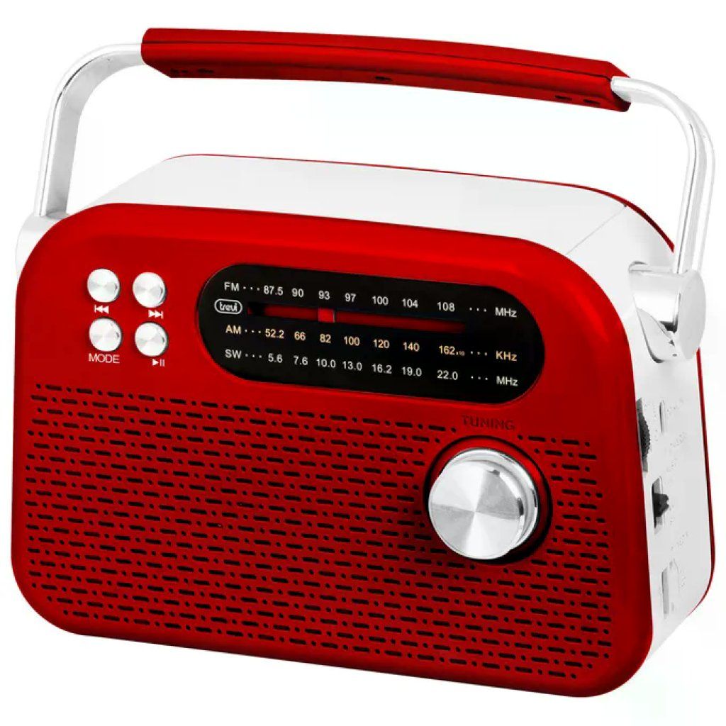 Trevi RDA 70 BR Radio Portatile Rossa FM/AM/SW con Bluetooth Trevi RDA 70 BR Radio Portatile Rossa FM/AM/SW con Bluetooth