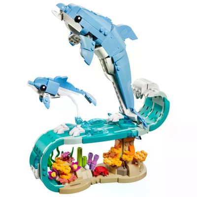 LEGO Creator 3 in 1 Animali Marini Meravigliosi – Delfini, Set 31385