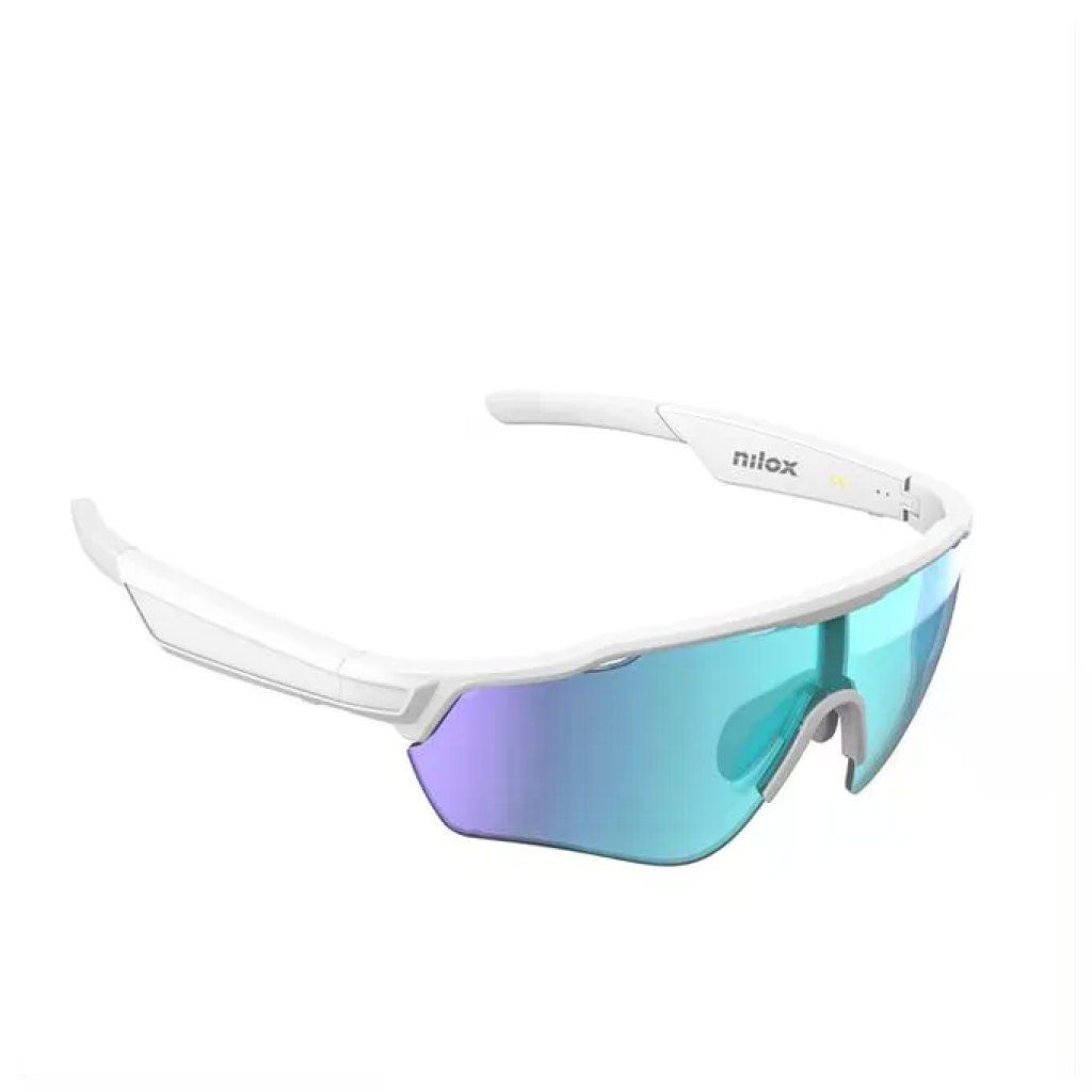 Nilox Sorapis Occhiali Smart Sportivi Open-Ear Bluetooth 5.0 Bianchi Nilox Sorapis Occhiali Smart Sportivi Open-Ear Bluetooth 5.0 Bianchi