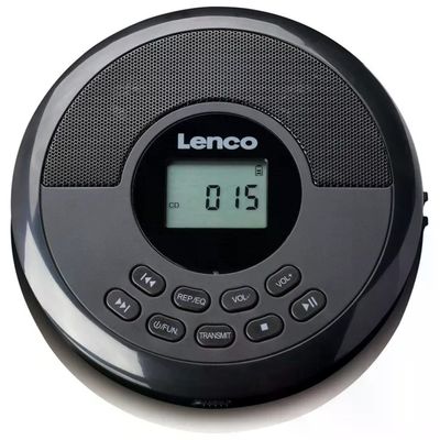 Lenco CD-340BK Lettore CD Portatile Bluetooth 5.0 con Altoparlanti, Nero Lenco CD-340BK Lettore CD Portatile Bluetooth 5.0 con Altoparlanti, Nero