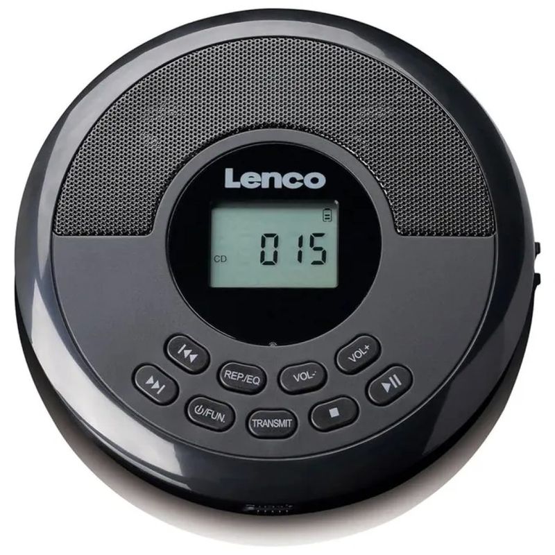 Lenco CD-340BK Lettore CD portatile con Bluetooth 5.0 e altoparlanti integrati colore Nero