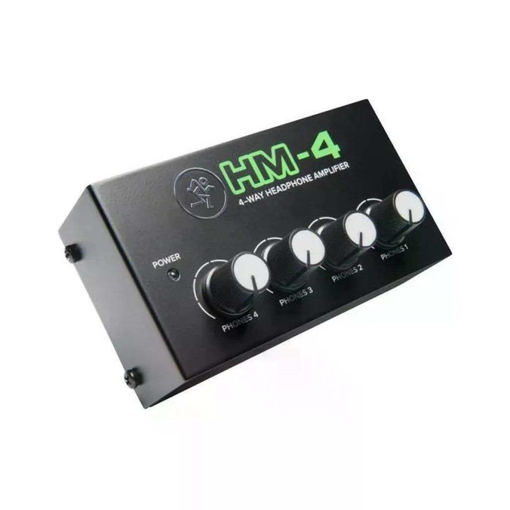 Mackie HM-4 Amplificatore per Cuffie a 4 Uscite Mackie HM-4 Amplificatore per Cuffie a 4 Uscite