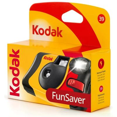 Kodak FunSaver Fotocamera Usa e Getta 35 mm, 39 Scatti con Flash Kodak FunSaver Fotocamera Usa e Getta 35 mm, 39 Scatti con Flash