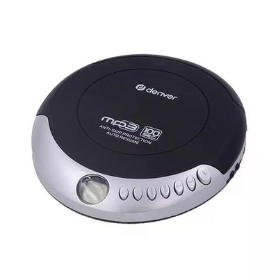 Denver DMP-391 Lettore CD/MP3 Portatile con Anti-Shock