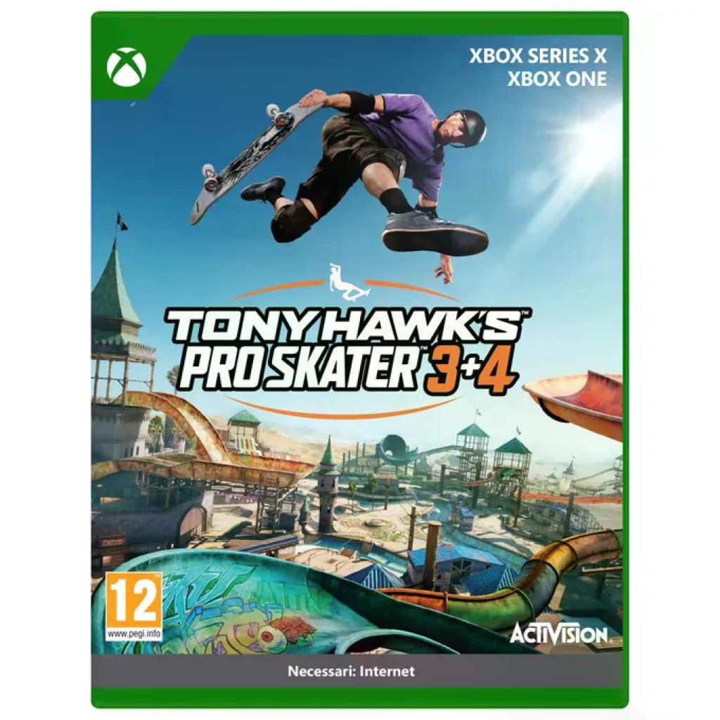 MICROSOFT Tony Hawk’s Pro Skater 3 + 4 per Xbox Series X e Xbox One MICROSOFT Tony Hawk’s Pro Skater 3 + 4 per Xbox Series X e Xbox One