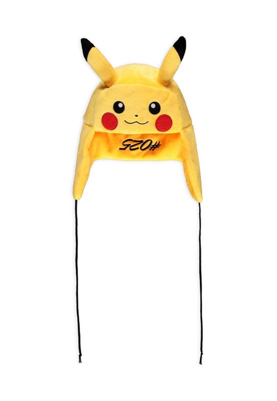 DIFUZED Cappello Trapper Pikachu Pokémon #025 in Peluche – 58 cm