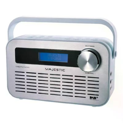 MAJESTIC New Majestic DAB-843W Radiosveglia Digitale DAB/DAB+/FM, Doppio Allarme, AUX, Argento MAJESTIC New Majestic DAB-843W Radiosveglia Digitale DAB/DAB+/FM, Doppio Allarme, AUX, Argento