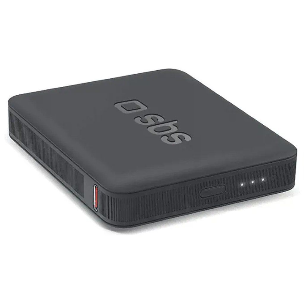 SBS Powerbank 5000 mAh USB-C 10 W Nero SBS Powerbank 5000 mAh USB-C 10 W Nero