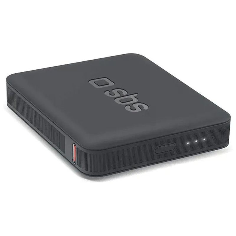 SBS TEBB5000HDK Powerbank Alta Densita' 5000 mAh USB-C 10W Smart IC Intelligent Charge colore Nero