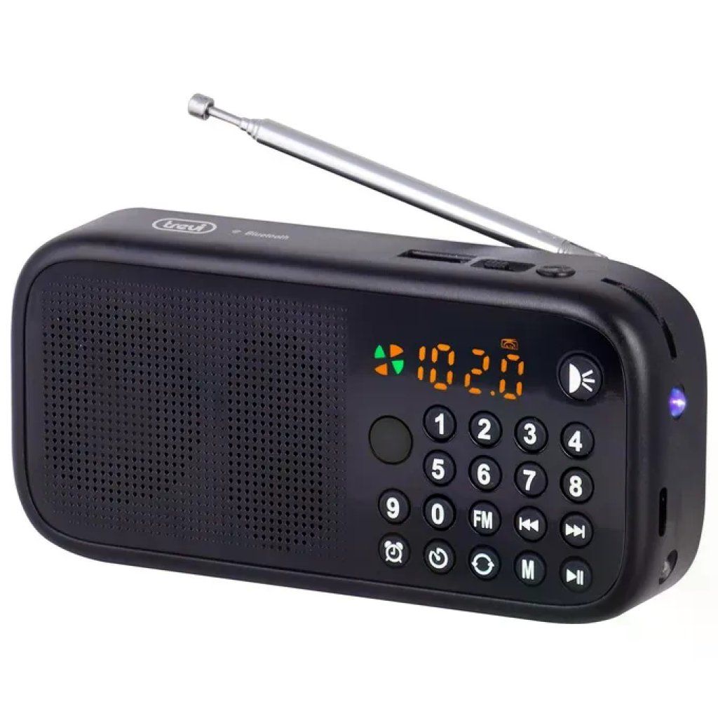 Trevi DR 7F40 BT Radio Portatile Digitale Bluetooth Nera