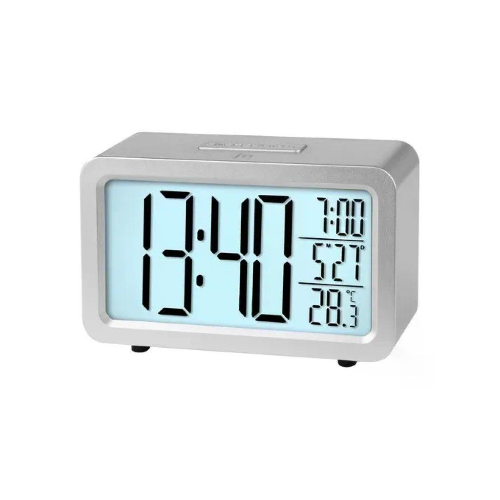 Lowell JD 9529S Orologio Digitale da Tavolo Silver