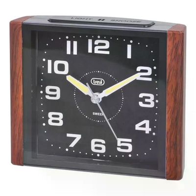 Trevi SL 3095 V – Sveglia analogica al quarzo marrone