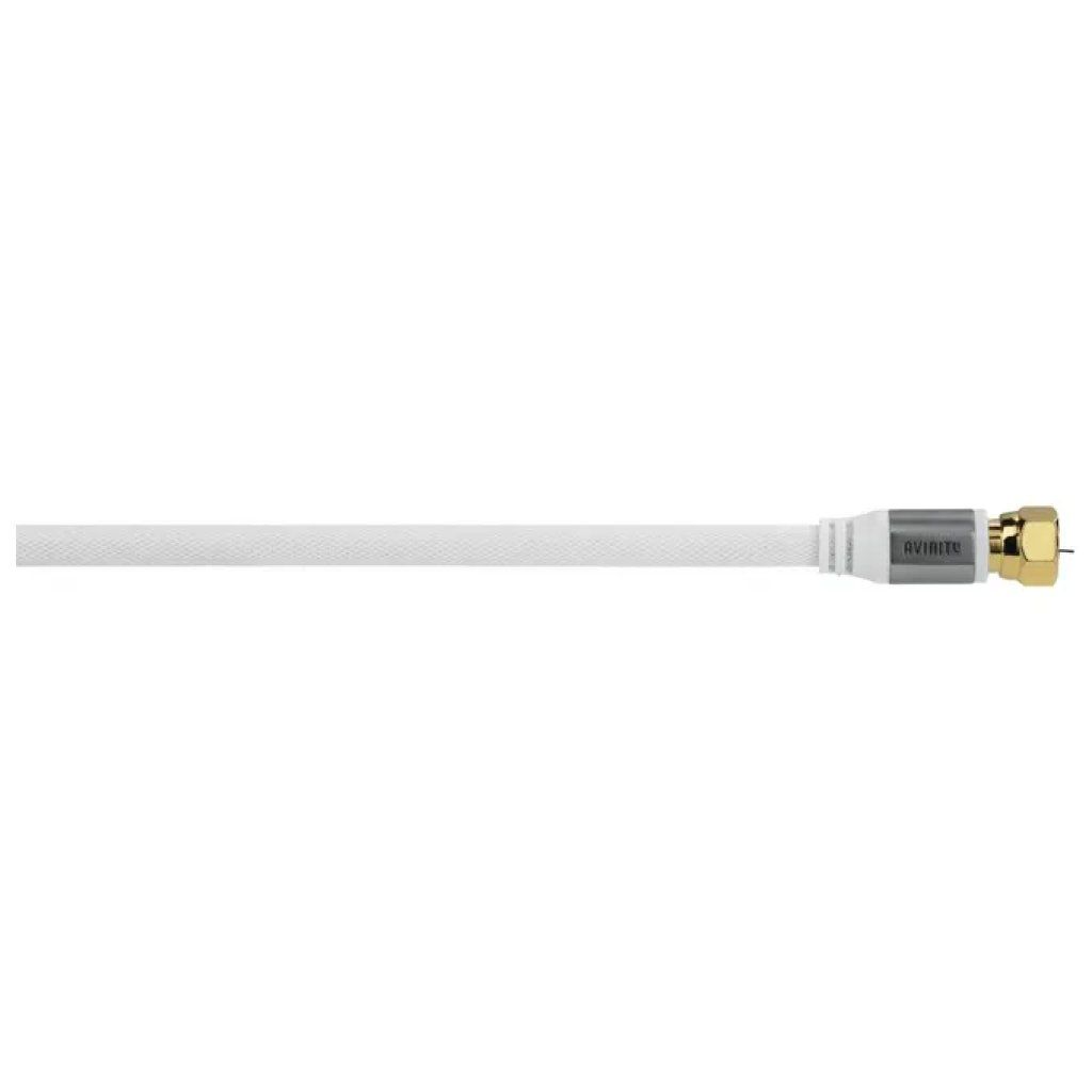 Avinity 00127203 Cavo Coassiale TV/Satellite 5 m, 110 dB, Bianco