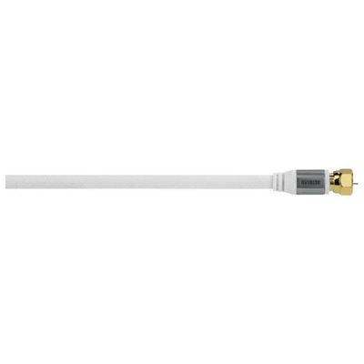 Avinity 00127203 Cavo Coassiale TV/Satellite 5 m, 110 dB, Bianco Avinity 00127203 Cavo Coassiale TV/Satellite 5 m, 110 dB, Bianco