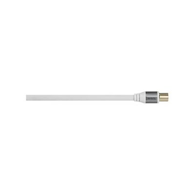 Avinity Classic Line – Cavo antenna coassiale TV 2 m, bianco Avinity Classic Line – Cavo antenna coassiale TV 2 m, bianco