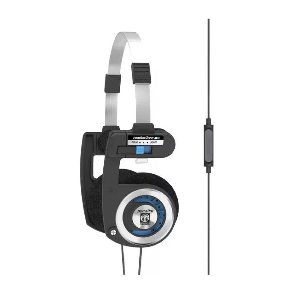 Koss Porta Pro cuffie on-ear con microfono, nere