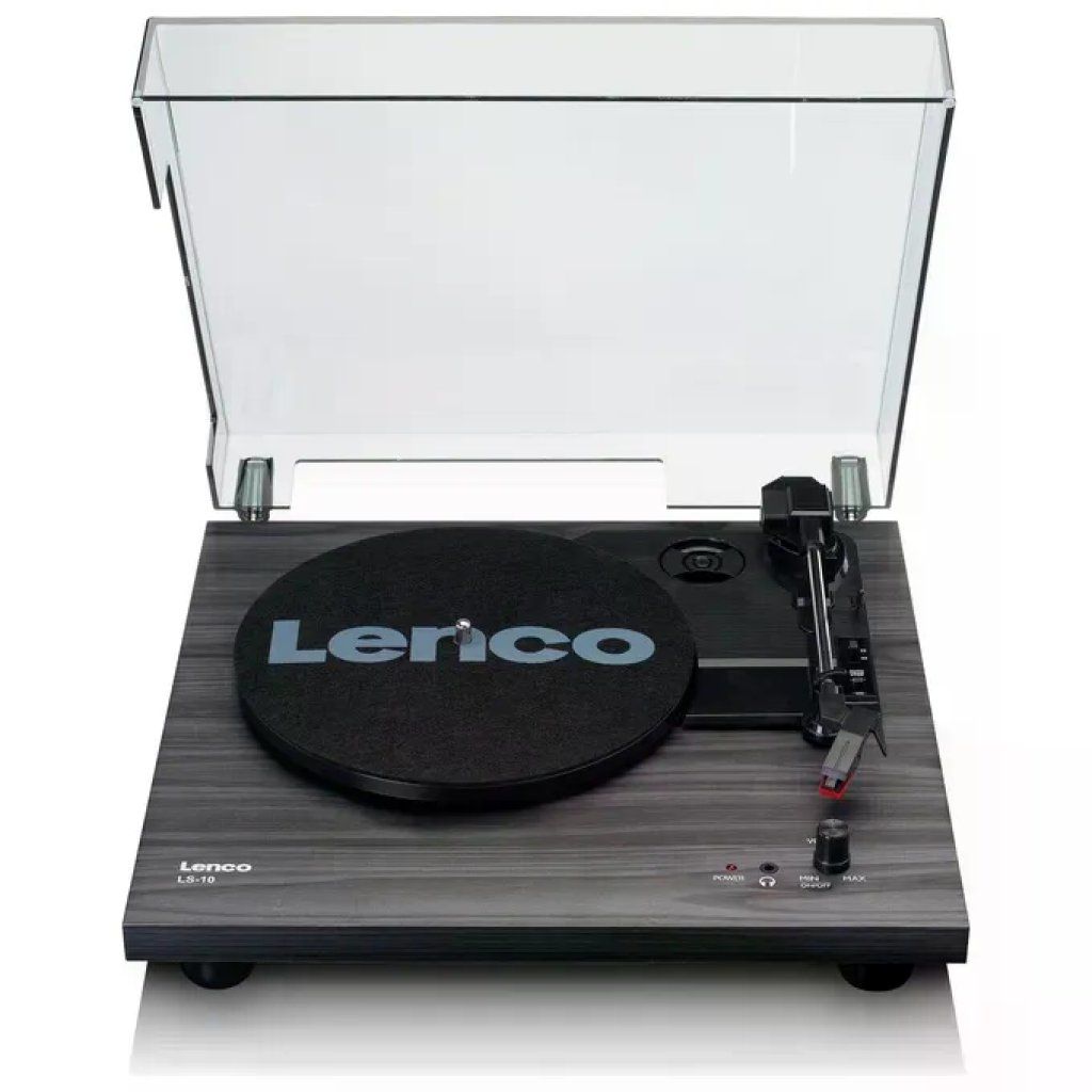 Lenco LS-10 Giradischi con Altoparlanti Integrati, 2 Velocità, Nero Lenco LS-10 Giradischi con Altoparlanti Integrati, 2 Velocità, Nero