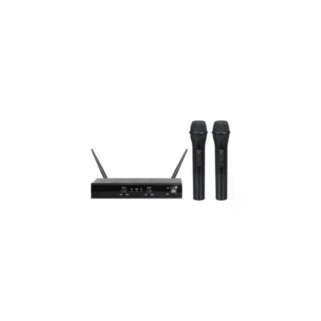 Karma SET 5002 – Set doppio radiomicrofono palmare UHF Karma SET 5002 – Set doppio radiomicrofono palmare UHF