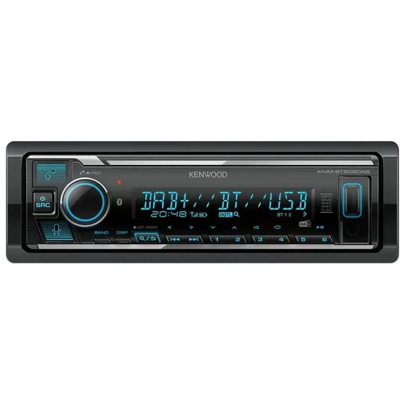 Kenwood Electronics KMM-BT508DAB Ricevitore Multimediale Auto 1 DIN 200 W Bluetooth DAB+ colore Nero