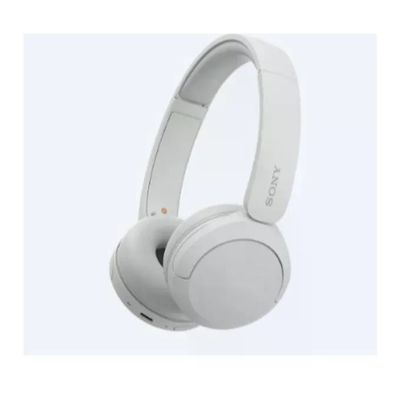 Sony WH-CH520 Cuffie Wireless On-Ear Bluetooth 5.2 Bianche