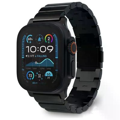 Decoded Traction Band in titanio nero per Apple Watch Ultra 1 e 2 Decoded Traction Band in titanio nero per Apple Watch Ultra 1 e 2