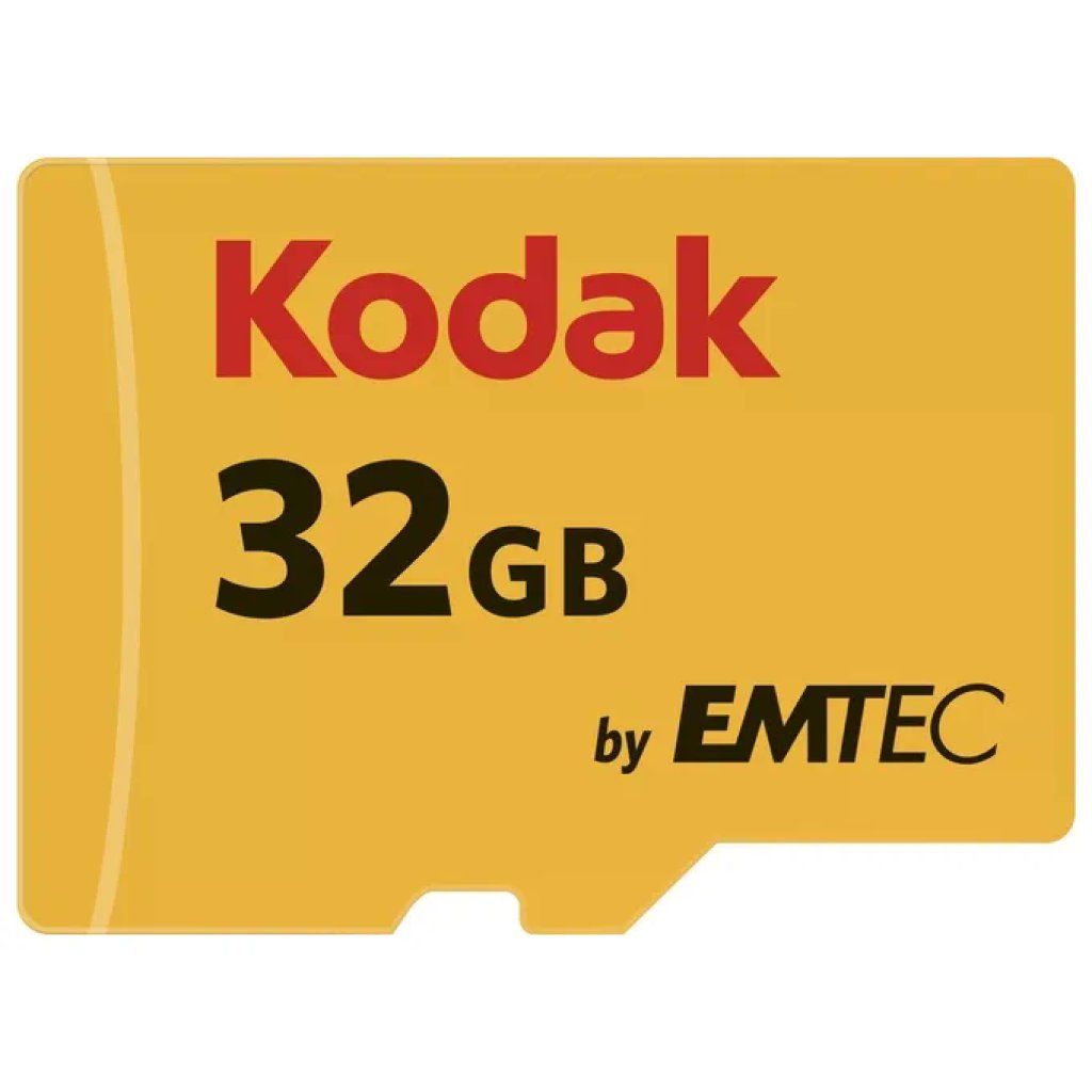 Kodak MicroSDHC 32 GB UHS-I U3 con adattatore SD Kodak MicroSDHC 32 GB UHS-I U3 con adattatore SD