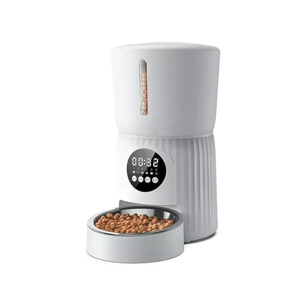 CAREPET W01K-2 Distributore Automatico Cibo 4,5 L con Telecamera, App e Doppia Ciotola