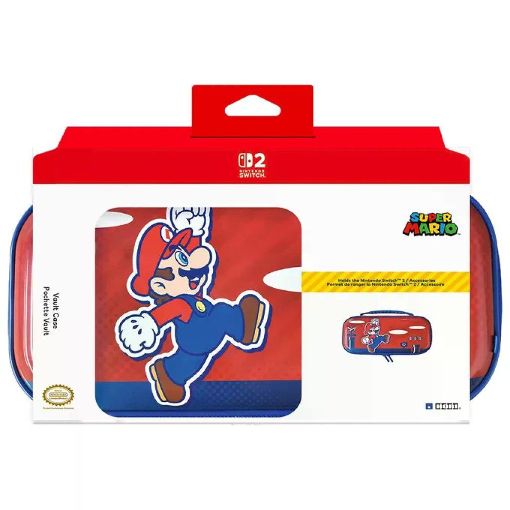 HORI Vault Case Super Mario per Nintendo Switch 2, Switch e OLED HORI Vault Case Super Mario per Nintendo Switch 2, Switch e OLED