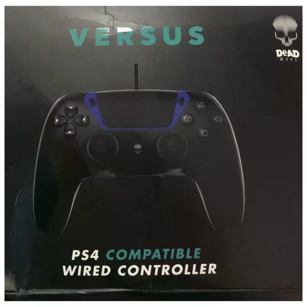 2XTOO Versus Dead Wave Gamepad Cablato Nero per PS4 e PC 2XTOO Versus Dead Wave Gamepad Cablato Nero per PS4 e PC