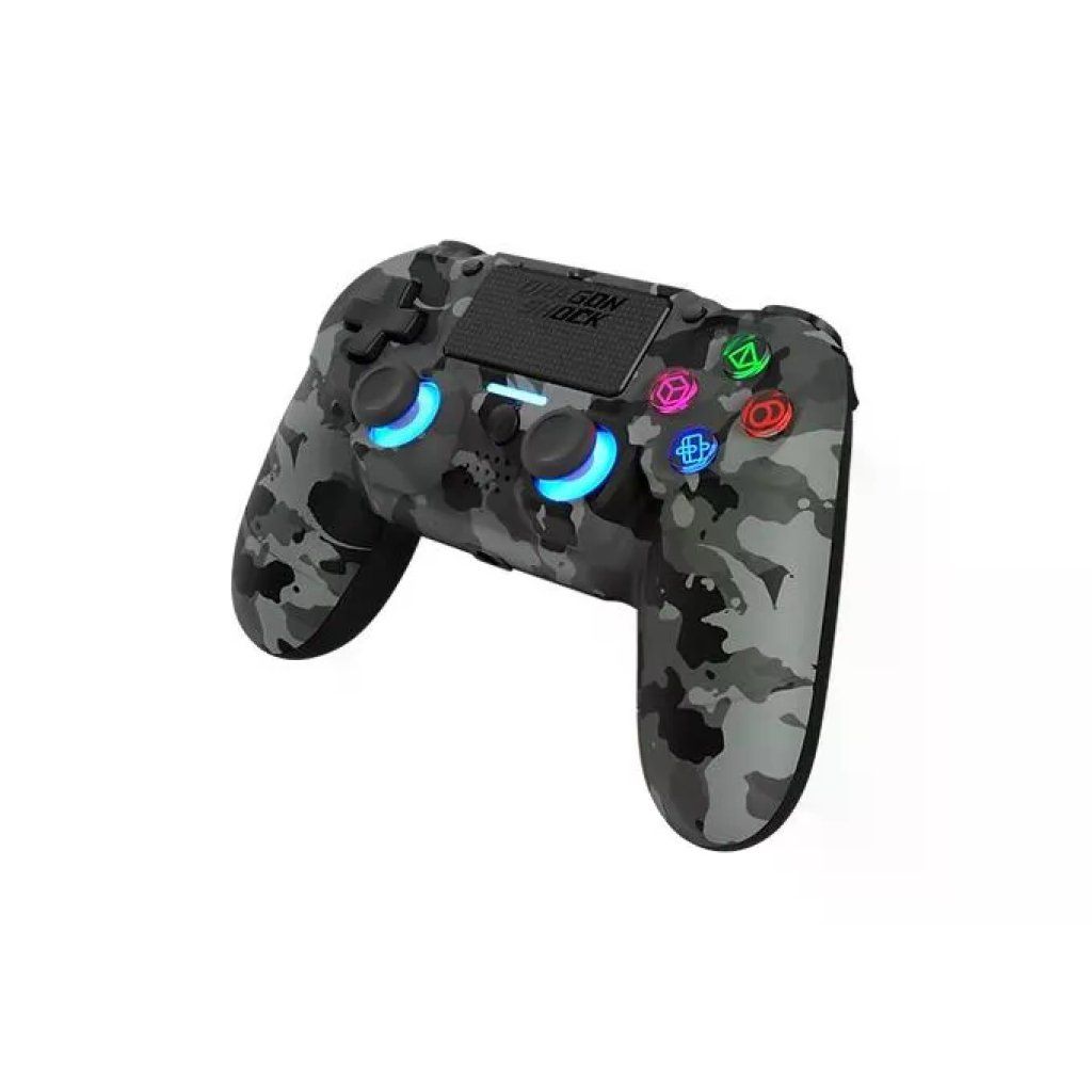 DragonShock Mizar Controller Wireless per PS4, PC e Smartphone - Grigio Mimetico