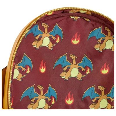 LOUNGEFLY Mini Zaino Loungefly Charizard Pokémon in Pelle Vegana
