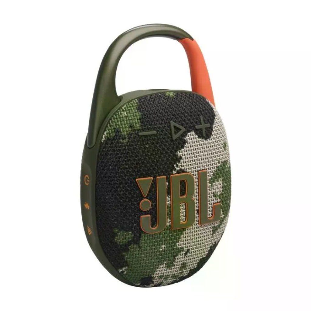 JBL Clip 5 – Altoparlante Bluetooth portatile mimetico, 7 W