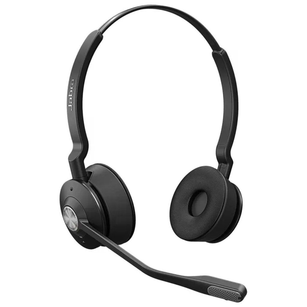 Jabra Cuffia Wireless Sovraurale Professionale per Ufficio, Nera