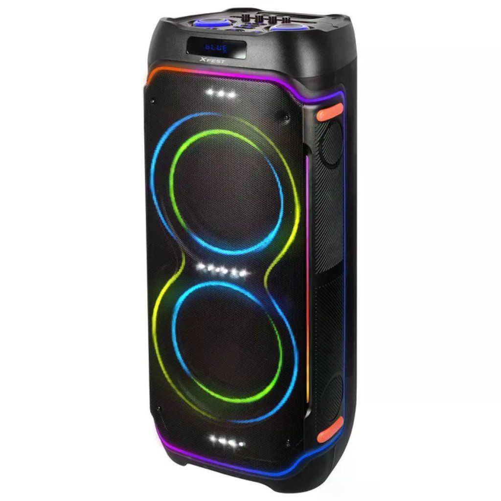 Trevi XF 3600 PRO Speaker Party 200 W con Bluetooth, Karaoke e luci LED