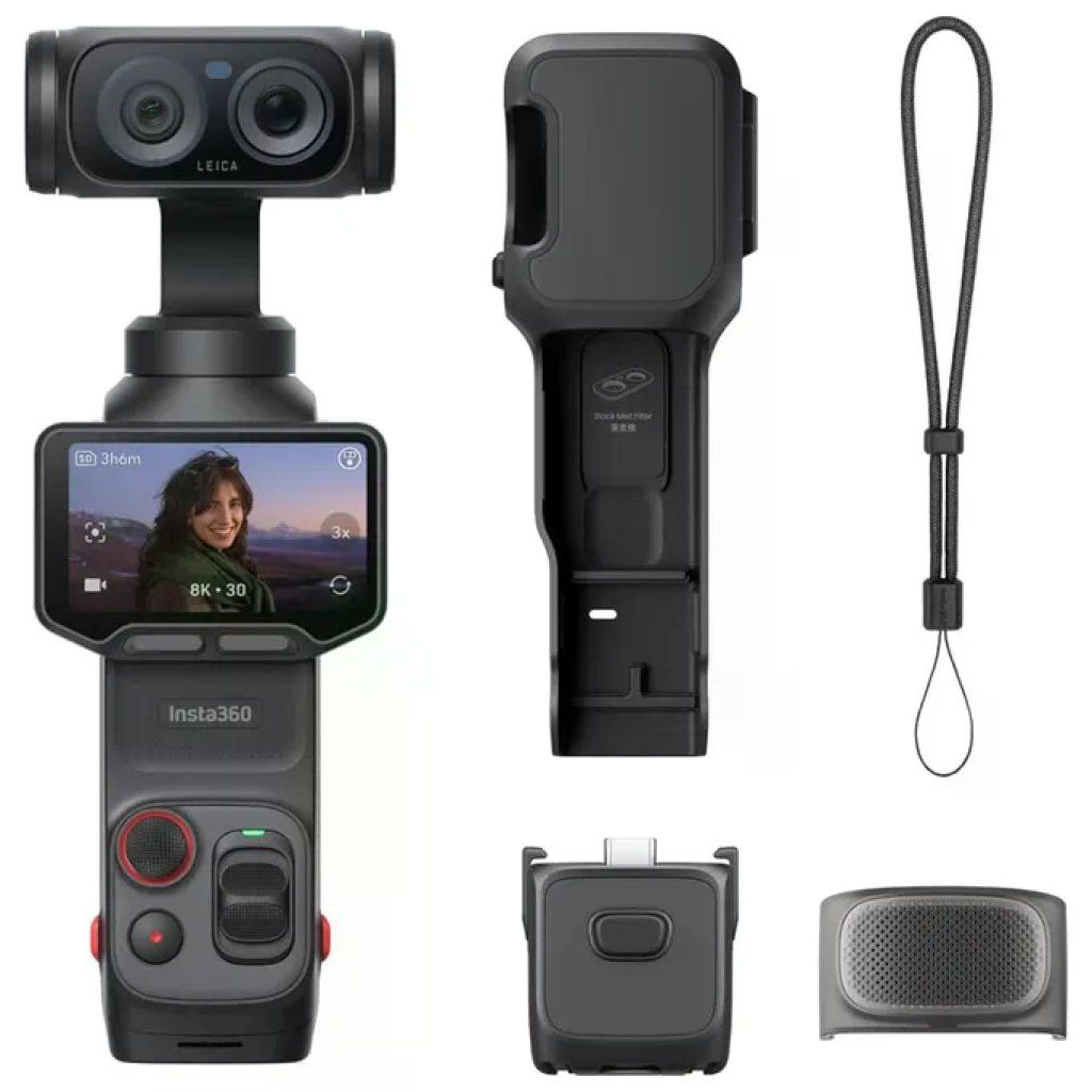 Insta360 Luna Ultra Fotocamera Gimbal 8K 3D Nera Insta360 Luna Ultra Fotocamera Gimbal 8K 3D Nera