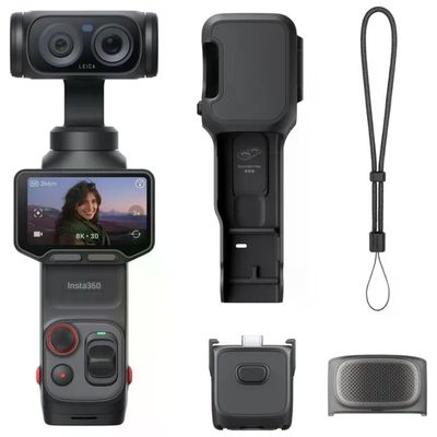 Insta360 CINSABTA-01 Luna Ultra Fotocamera Gimbal 8K Doppia Lente Sensore 1'' Stabilizzazione 3 Assi Wi