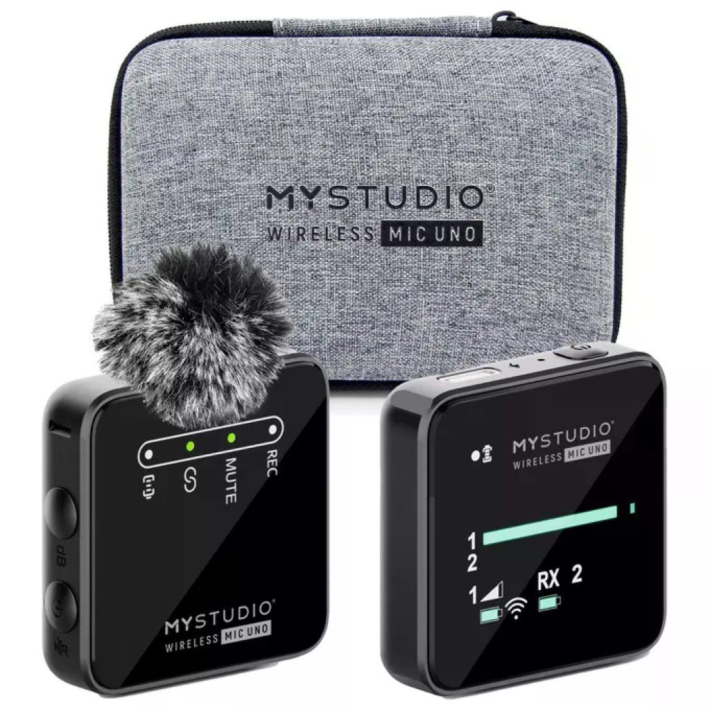 Easypix MyStudio MIC UNO Microfono Lavalier Wireless USB-C Easypix MyStudio MIC UNO Microfono Lavalier Wireless USB-C