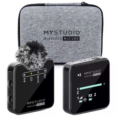 Easypix MyStudio MIC UNO Microfono Lavalier Wireless USB-C Easypix MyStudio MIC UNO Microfono Lavalier Wireless USB-C