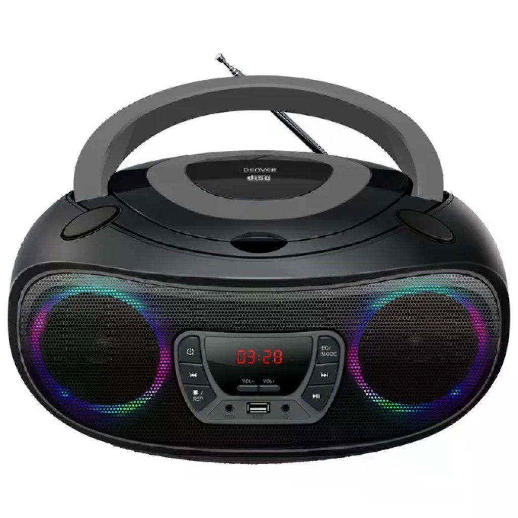 Denver TCL-212BT Lettore CD Portatile Bluetooth Grigio