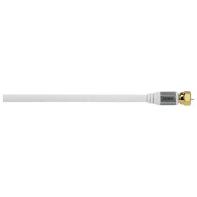 Avinity Cavo Coassiale SAT 2 m F Maschio-F Maschio, Placcato Oro, Schermatura 110 dB, Bianco Avinity Cavo Coassiale SAT 2 m F Maschio-F Maschio, Placcato Oro, Schermatura 110 dB, Bianco