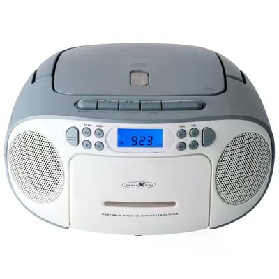 Reflexion RCR2260W-BL Radio Portatile CD e Cassette FM