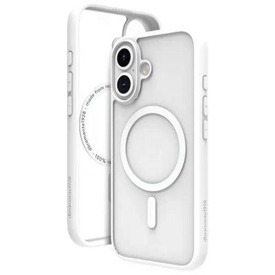 Dbramante1928 Grenen Cover MagSafe per iPhone 16 Plus – Bianca