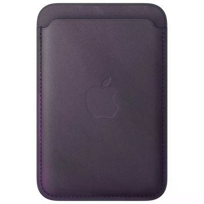 Apple Portafoglio MagSafe FineWoven viola per iPhone